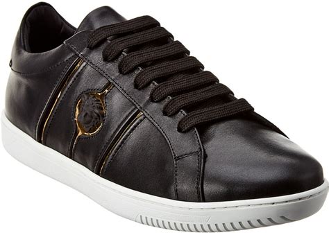 Versace Martin Low Top Leather Sneaker 